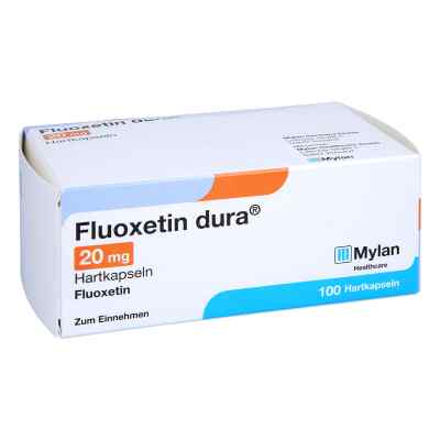 Fluoxetin dura 20 mg Hartkapseln 100 stk von Mylan Healthcare GmbH PZN 04236774