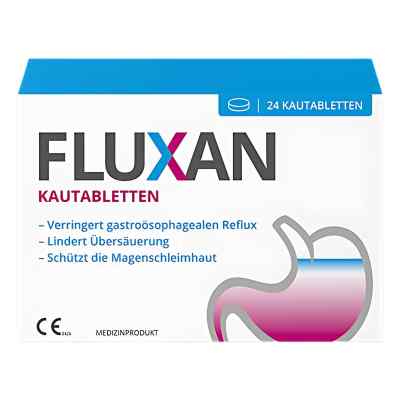 Fluxan Kautabletten gegen Sodbrennen und Reflux