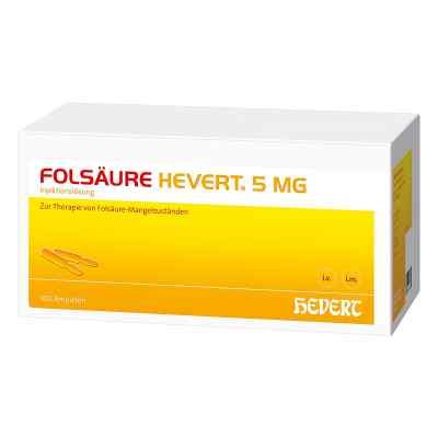 Folsäure Hevert 5 mg Ampullen