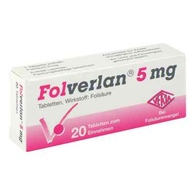 Folverlan 5 Mg Tabletten 20 stk von Verla-Pharm Arzneimittel GmbH &  PZN 07712844