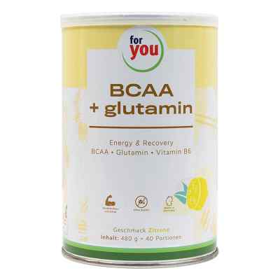 For You BCAA + Glutamin Energy & Recovery Zitrone