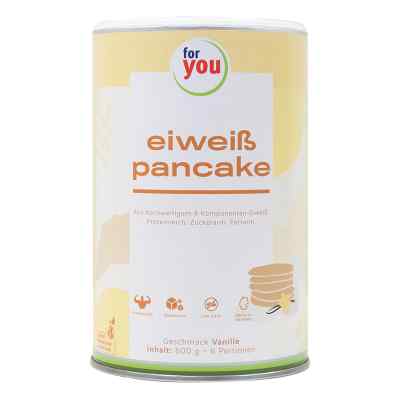 For You Eiweiss Pancakes Vanille Pulver 600 g von For You eHealth GmbH PZN 13361432