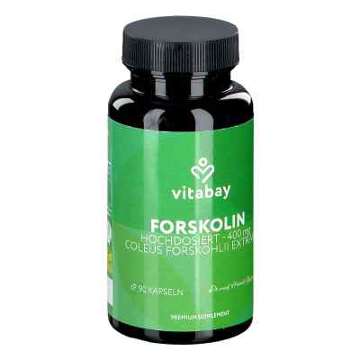 Forskolin 400 mg Coleus Forskohlii Extrakt vegan Kapseln 90 stk von Vitabay CV PZN 18238541