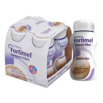 Fortimel Compact Fibre Cappuccino 4X125 ml von Nutricia GmbH PZN 10743593