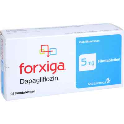 Forxiga 5 Mg Filmtabletten 98 stk von Abacus Medicine A/S PZN 16832659