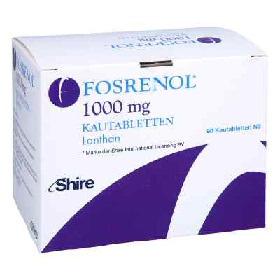 Fosrenol 1000 mg Kautabletten 90 stk von EMRA-MED Arzneimittel GmbH PZN 16136606