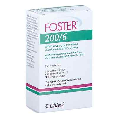 Foster 200/6 Μg 120 Hub Dosieraerosol 2 stk von Orifarm GmbH PZN 18010192