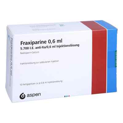 Fraxiparine 0,6 ml Injektionslösung i.e.Fertigspr. 10X0.6 ml von EurimPharm Arzneimittel GmbH PZN 02783414