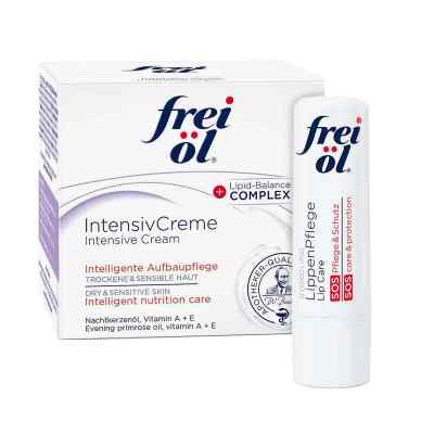 Frei Öl Intensivcreme (50 ml) + Frei Öl Lippenpflege 