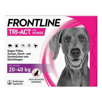 Frontline Tri-Act gegen Zecken, Flöhe bei Hunden (20-40kg) 3 stk von Boehringer Ingelheim VETMEDICA G PZN 16359890