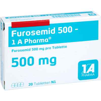 Furosemid 500-1a Pharma Tabletten 20 stk von 1 A Pharma GmbH PZN 03821022