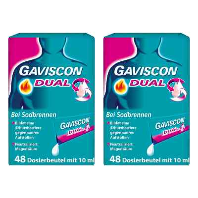 GAVISCON Dual Suspension mit Zweifachwirkung gegen Sodbrennen