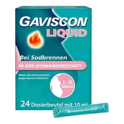 Gaviscon Liquid bei Sodbrennen in der Schwangerschaft 24X10 ml von Reckitt Benckiser Deutschland Gm PZN 10982961