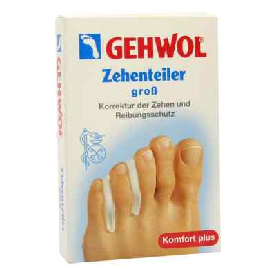 Gehwol Polymer Gel Zehen Teiler gross 3 stk von Eduard Gerlach GmbH PZN 01445655