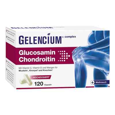 Gelencium Glucosamin Chondroitin Hochdos.vit C Kps 120 stk von Heilpflanzenwohl GmbH PZN 18438518