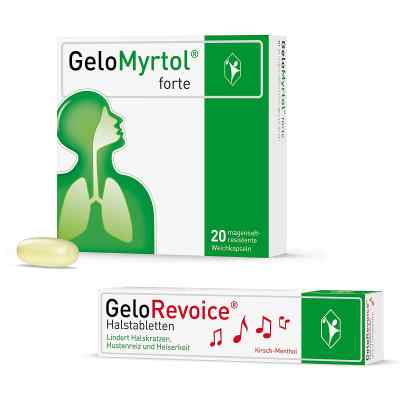Gelomyrtol Forte + Gelorevoice Kirsch-Menthol