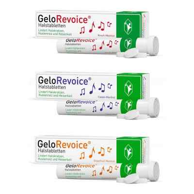 Gelorevoice Halstabletten Menthol-Set - 3 Geschmacksrichtungen 3x20 stk von G. Pohl-Boskamp GmbH & Co. KG PZN 08102317