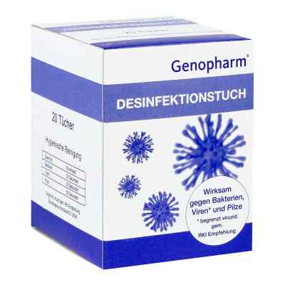 Genopharm Desinfektionstücher 20 stk von Richard A.L.Witt GmbH PZN 16861052