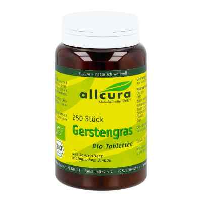 Gerstengras Tabletten Bio 250 stk von allcura Naturheilmittel GmbH PZN 00321508