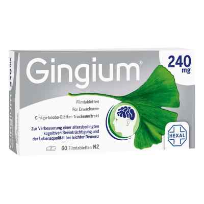 Gingium 240 mg Filmtabletten 60 stk von Hexal AG PZN 14171219