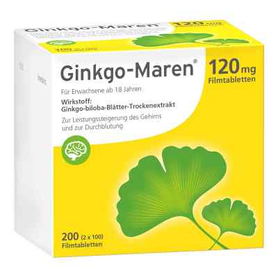 Ginkgo-maren 120 Mg Filmtabletten