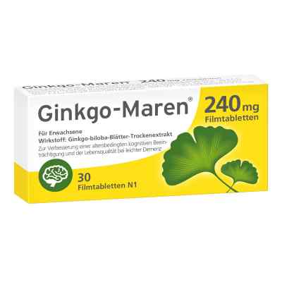 Ginkgo-maren 240 mg Filmtabletten