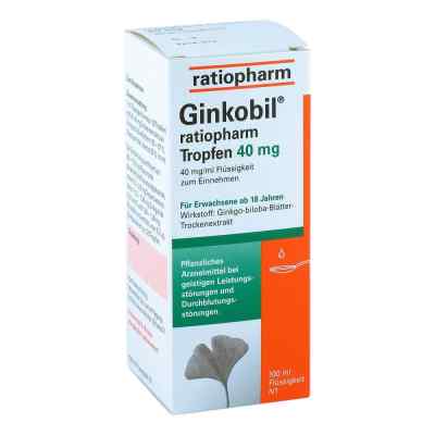 Ginkobil ratiopharm 40mg mit Ginkgo biloba