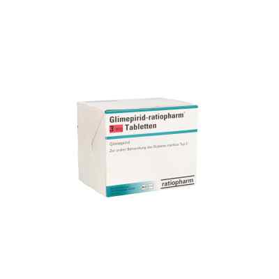 Glimepirid-ratiopharm 3 mg Tabletten 180 stk von ratiopharm GmbH PZN 01138947