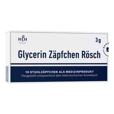 Glycerin Zäpfchen Rösch 3 g gegen Verstopfung 10 stk von BANO Healthcare GmbH PZN 12733110