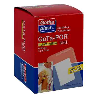 Gota-por Pu Wundfilm 7,2x5 cm steril Pflaster