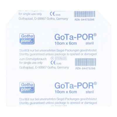 Gota-por Wundpflaster steril 60x100 mm