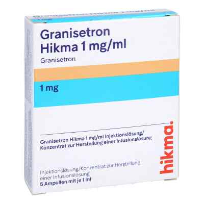 Granisetron Hikma 1 mg/ml iniecto -l./konz.z.h.inf.-l. 5X1 ml von HIKMA Pharma GmbH PZN 15620435