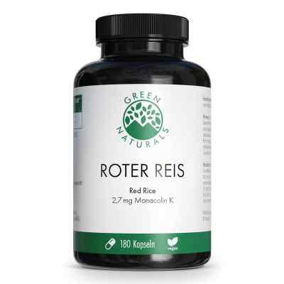 GREEN NATURALS Roter Reis Monacolin K Kapseln vegan