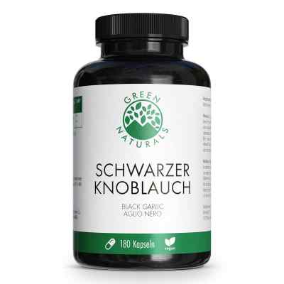 GREEN NATURALS Schwarzer Knoblauch 600 mg Kapseln vegan