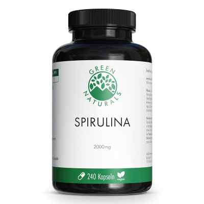 Green Naturals Spirulina 2000mg Kapseln vegan