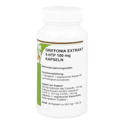 Griffonia Extrakt 5-htp 100 mg Kapseln 90 stk von Reinhildis-Apotheke PZN 11169127