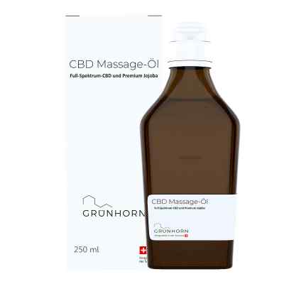 Grünhorn Cbd Massage-öl 250 ml von Apologistics GmbH PZN 16682786
