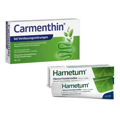 Hametum Hämorrhoidensalbe und Carmenthin