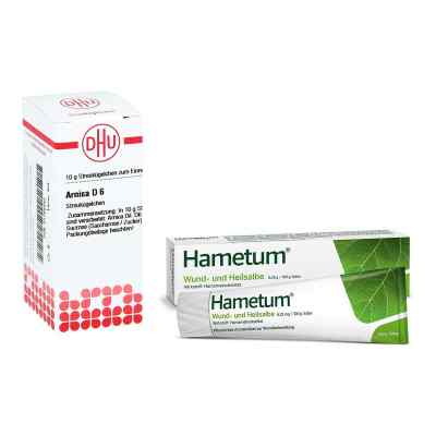 Hametum Wund- & Heilsalbe 100 g und Arnica D6 Globuli Dhu 10 g