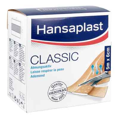 Hansaplast Classic Pflaster 5mx6cm 1 stk von 1001 Artikel Medical GmbH PZN 05490380