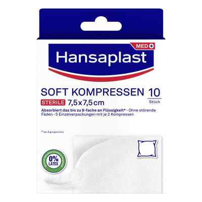 Hansaplast Soft Kompressen 7,5x7,5 cm Steril