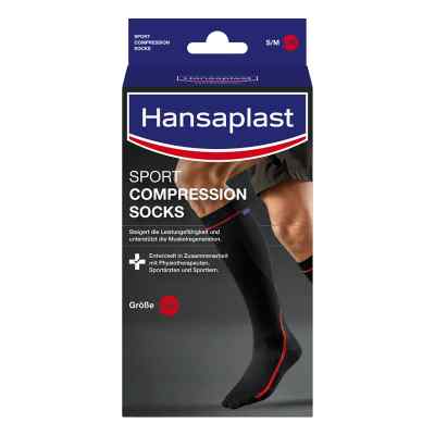 Hansaplast Sport Compression Socks Größe l 2 stk von Beiersdorf AG PZN 15822914