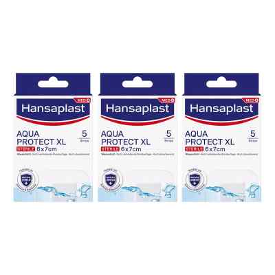 Hansaplast Wundverband Aqua Protect XL 6x7 cm