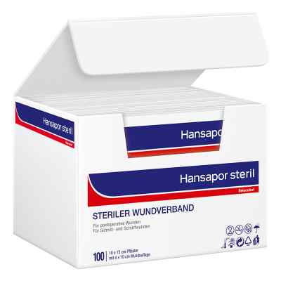 Hansapor steril Wundverband 10x15 cm 1 stk von Beiersdorf AG PZN 14062559