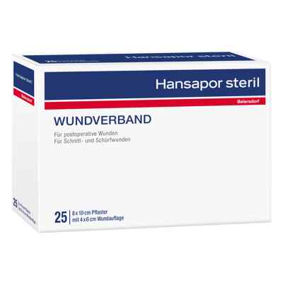 Hansapor steril Wundverband 8x10 cm 25 stk von Beiersdorf AG PZN 12439988