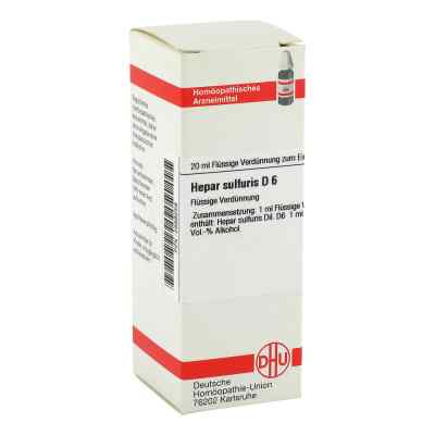 Hepar Sulfuris D6 Dilution 20 ml von DHU-Arzneimittel GmbH & Co. KG PZN 02889259