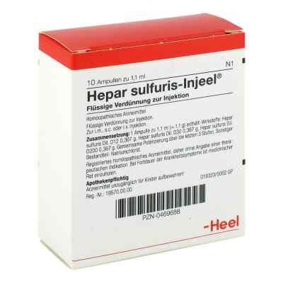 Hepar Sulfuris Injeel Ampullen 10 stk von Biologische Heilmittel Heel GmbH PZN 00469688