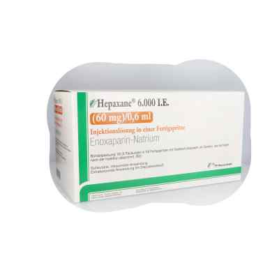 Hepaxane 6.000 I.e. 60 mg/0,6 ml iniecto -lsg.f-spr. 50 stk von ITF Pharma GmbH PZN 15637996