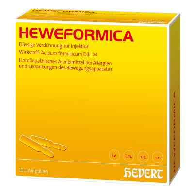 Heweformica Ampullen 100 stk von Hevert Arzneimittel GmbH & Co. K PZN 02777276