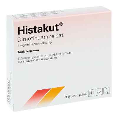 Histakut Dimetindenmaleat 1 mg/ml iniecto -lösung 5 stk von Pharmore GmbH PZN 14039916
